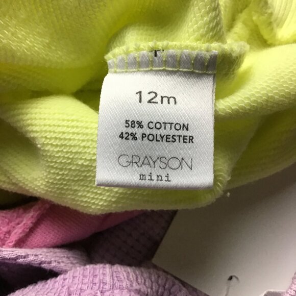 Grayson Mini 4 Piece matching Set Girl Top and short set Size 12-18 Months - Picture 10 of 10
